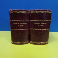 Libros antiguos: PORTFOLIO FOTOGRAFICO DE ESPAÑA - LOTE 2 TOMOS / 57 FASCICULOS ECUADERNADOS. Lote 400132304