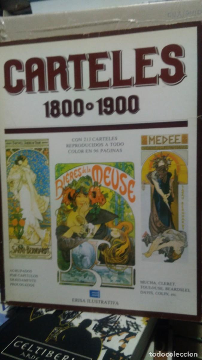 Libros antiguos: 213 carteles a color en 96 p&aacute;ginas, mucha, cleret, toulouse..., edt. erisa ilustrativa