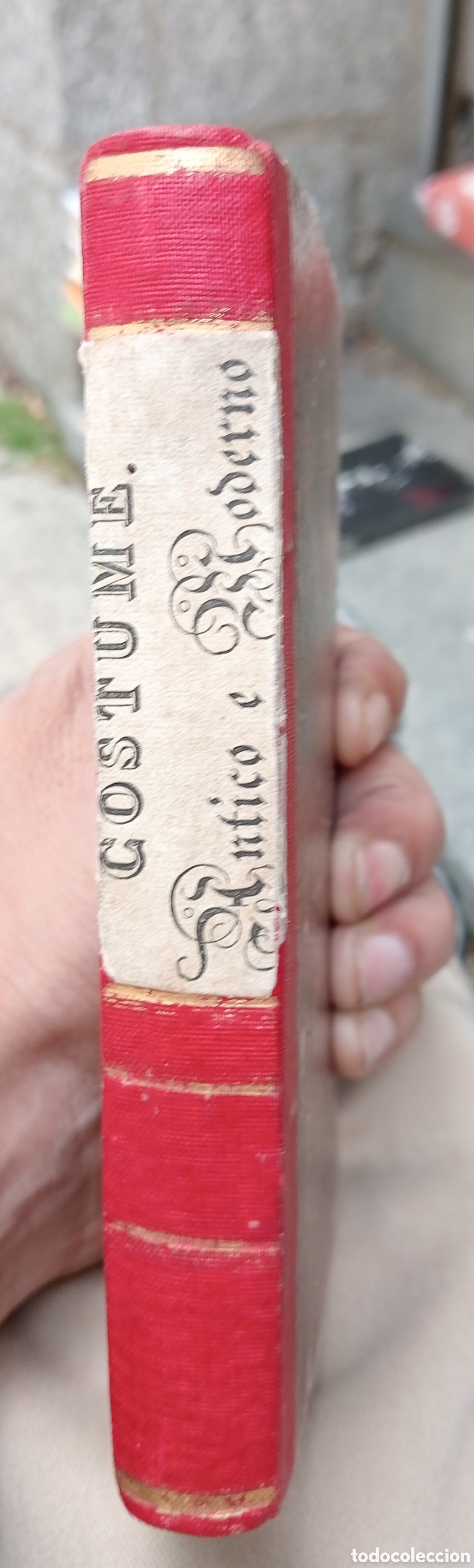 Libros antiguos: Il Costume Antico e Moderno (1839) &ndash; Giulio Ferrario &ndash; l&aacute;minas coloreadas a mano &ndash; grabados origin