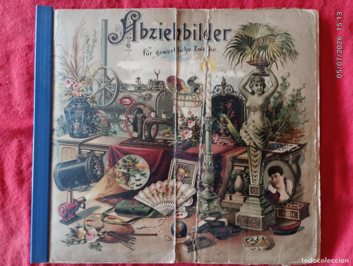 Libros antiguos: LIBRO ANTIGUO 1895-1910,ILUSTRACIONES ALEMAN&rdquo;ABZIEHBILDER&rdquo;,RARO,PARA COLECCIONISTA