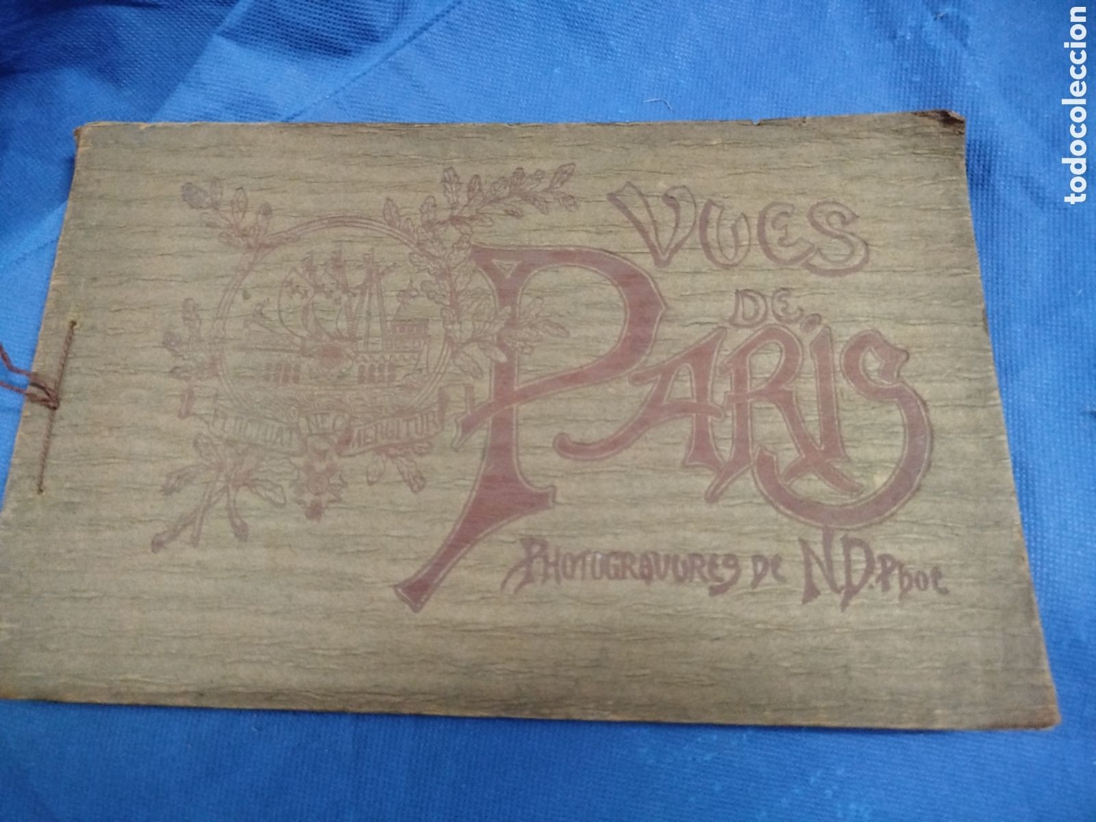 Libros antiguos: Vues de Paris, photogravures de ND Phot