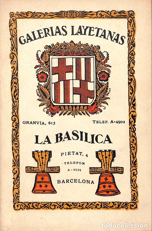 Livros antigos: Galerias Layetanas. La Basilica - Oliva de Vilanova - 1920, 1&ordf; ed. - Barcelona