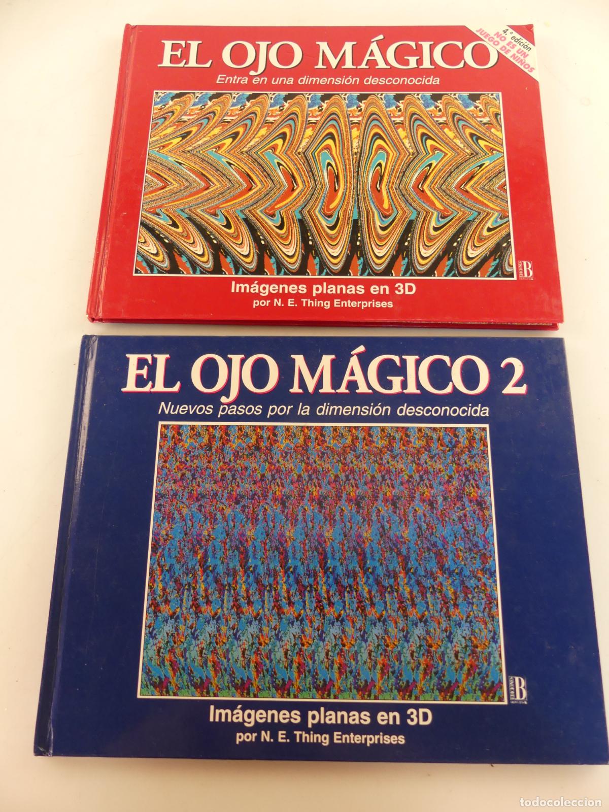 Antiquarische B&uuml;cher: DOS LIBROS EL OJO MAGICO IMAGENES PLANAS EN 3D