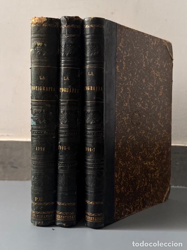 Libros antiguos: Revista La Fotograf&iacute;a. 33 n&uacute;meros (a&ntilde;os I, V y VI) - Madrid, 1901-1902/ 1905-1906/ 1906-1907