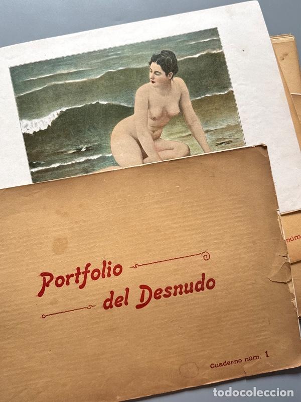 Libros antiguos: Portfolio del desnudo. 14 cuadernillos - Ram&oacute;n Sopena, ca. 1915