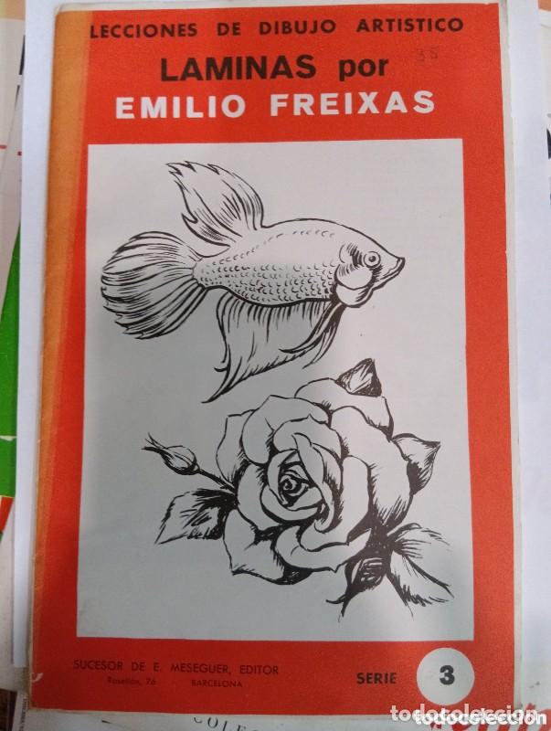 Libri antichi: Lecciones de Dibujo Art&iacute;stico: 12 L&aacute;minas - Emilio Freixas - Sucesor de E. Meseguer, Editor - Serie