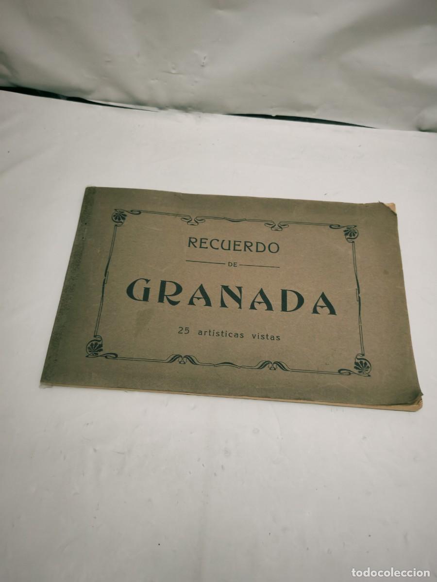 Antiquarische B&uuml;cher: Recuerdo de Granada: 22 (de 25) art&iacute;sticas vistas (Edici&oacute;n 1920 aprox.)