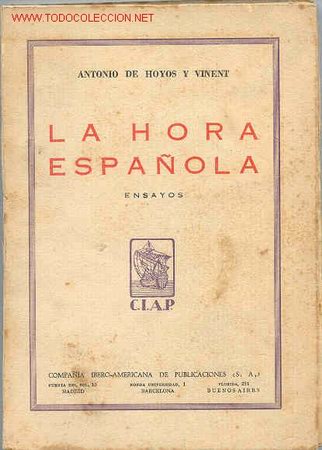 Libros antiguos: LA HORA ESPA&Ntilde;OLA. Ensayos. - Foto 1