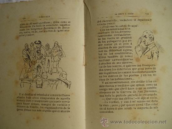 Libros antiguos: DE PIT&Oacute;N A PIT&Oacute;N. SOBAQUILLO.1891 - Foto 4