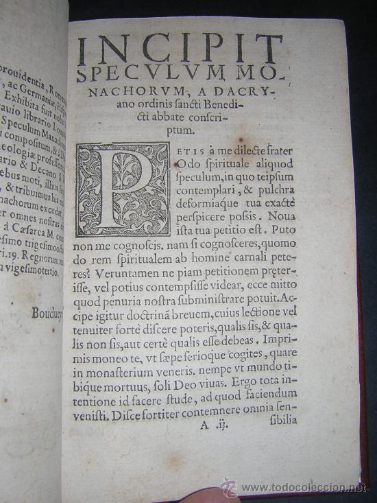 Libros antiguos: 1549 - BLOSIO - DACRYANO - SPECULUM MONACHORUM - Foto 3