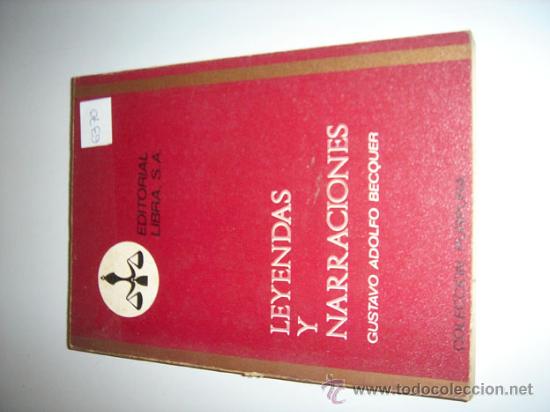 Libros antiguos: Leyendas y Narraciones. - Foto 1