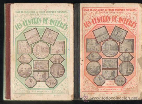 Libros antiguos: LOS CENTROS DE INTERES - 2 TOMOS   A-ESC-1240 - Foto 1