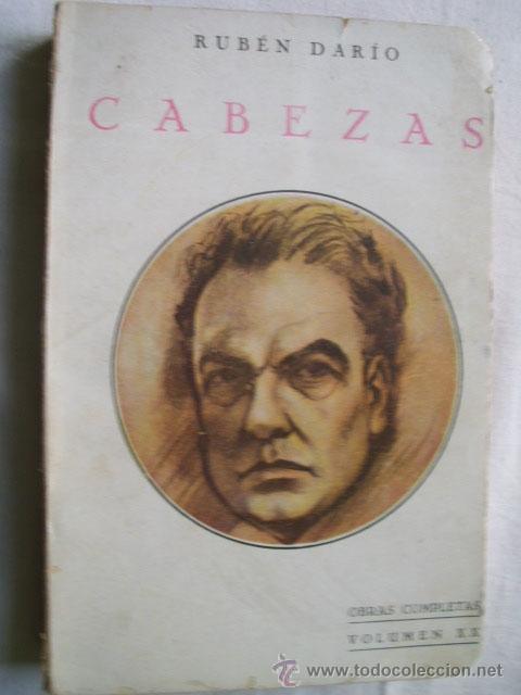 Libros antiguos: CABEZAS. DAR&Iacute;O, Rub&eacute;n. 1929 - Foto 1