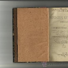 Libros antiguos: INSTITUCIONES DE HISTORIA LITERARIA. ENSAYO. MARIO MÉNDEZ BEJARANO.. Lote 34952698