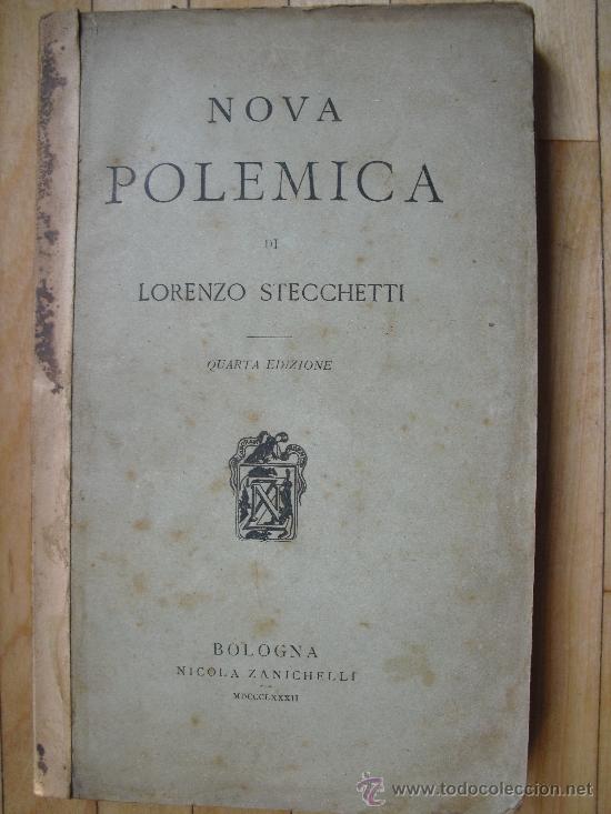 Libros antiguos: Nova polemica. Stecchetti, Lorenzo - Foto 1