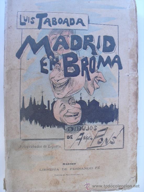 Libros antiguos: Madrid en broma.Taboada, Luis - Foto 1