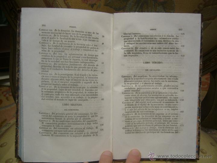 Libros antiguos: DE LA PROPIEDAD, DE Mr. THIERS. 1&ordf; EDICION 1.848. - Foto 7