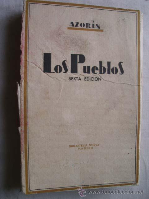 Libros antiguos: LOS PUEBLOS.  AZOR&Iacute;N. 1935 - Foto 1