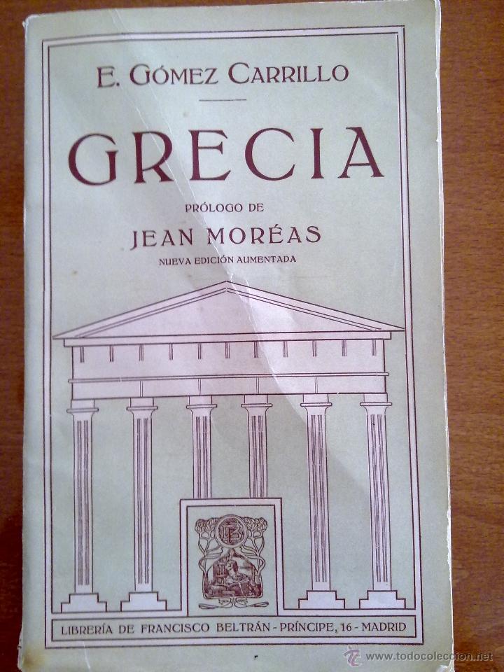 Libros antiguos: GRECIA, ENRIQUE G&Oacute;MEZ CARRILLO - Foto 1