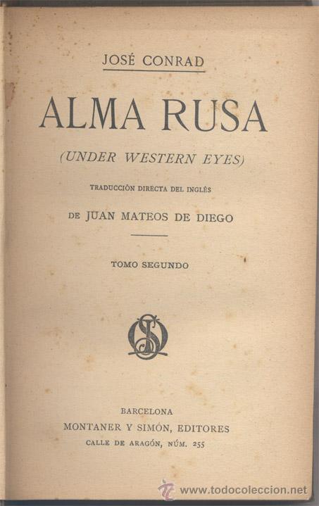 Libros antiguos: ALMA RUSA - 1925 - Foto 1