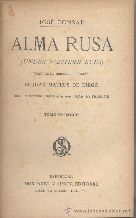 Libros antiguos: ALMA RUSA - 1925 - Foto 2