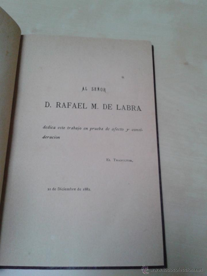 Libros antiguos: KRAUSE Y SPENCER. H. GINER DE LOS RIOS. A&Ntilde;O 1883 - Foto 6