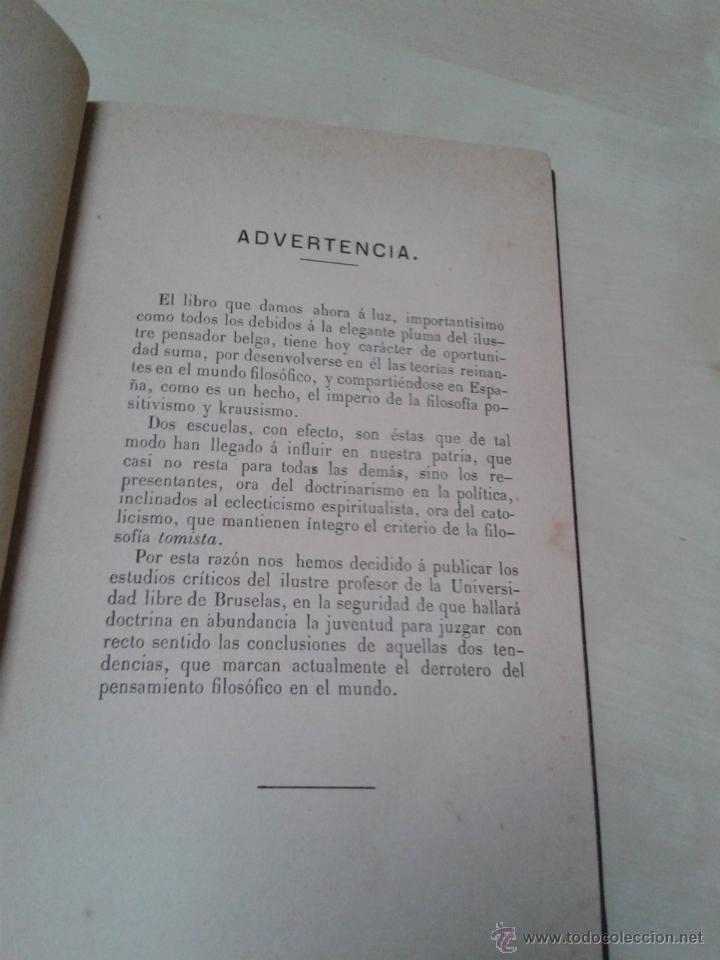Libros antiguos: KRAUSE Y SPENCER. H. GINER DE LOS RIOS. A&Ntilde;O 1883 - Foto 7