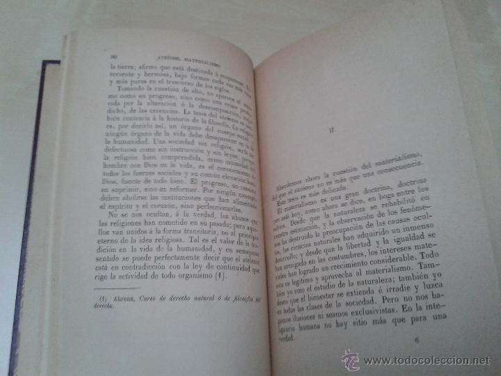Libros antiguos: KRAUSE Y SPENCER. H. GINER DE LOS RIOS. A&Ntilde;O 1883 - Foto 9