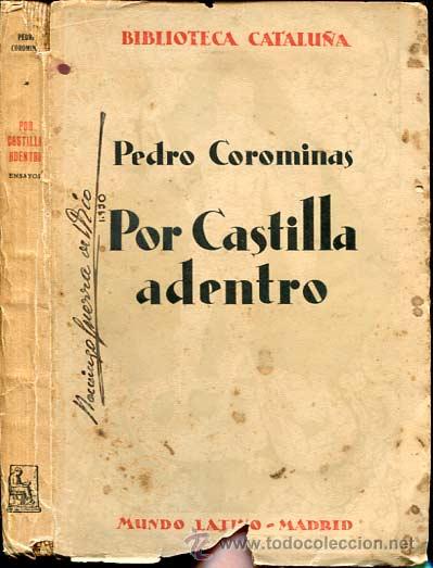 Libros antiguos: Por Castilla adentro - Foto 1