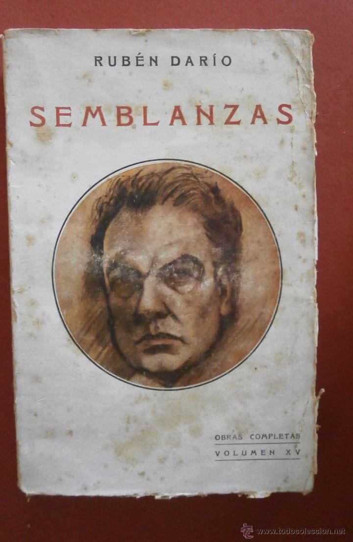 Libros antiguos: Semblanzas. Rub&eacute;n Dario - Foto 1