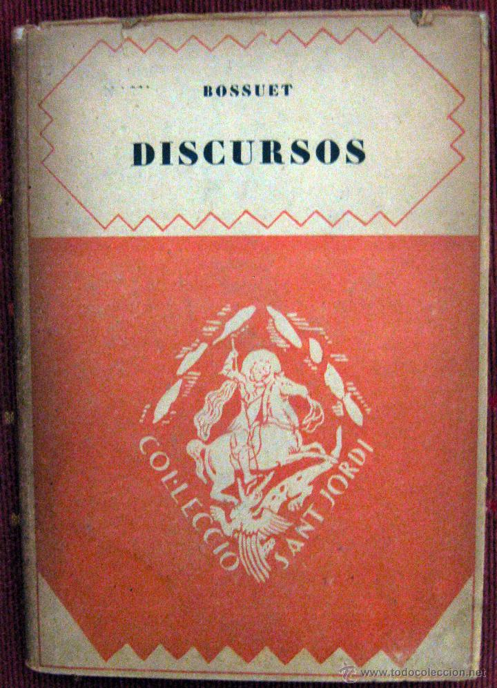 Libros antiguos: Bossuet. Discursos. 1927 - en catal&agrave; - Foto 1