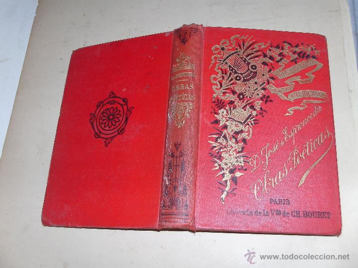 Libros antiguos: JOSE DE ESPRONCEDA - OBRAS POETICAS - Foto 1