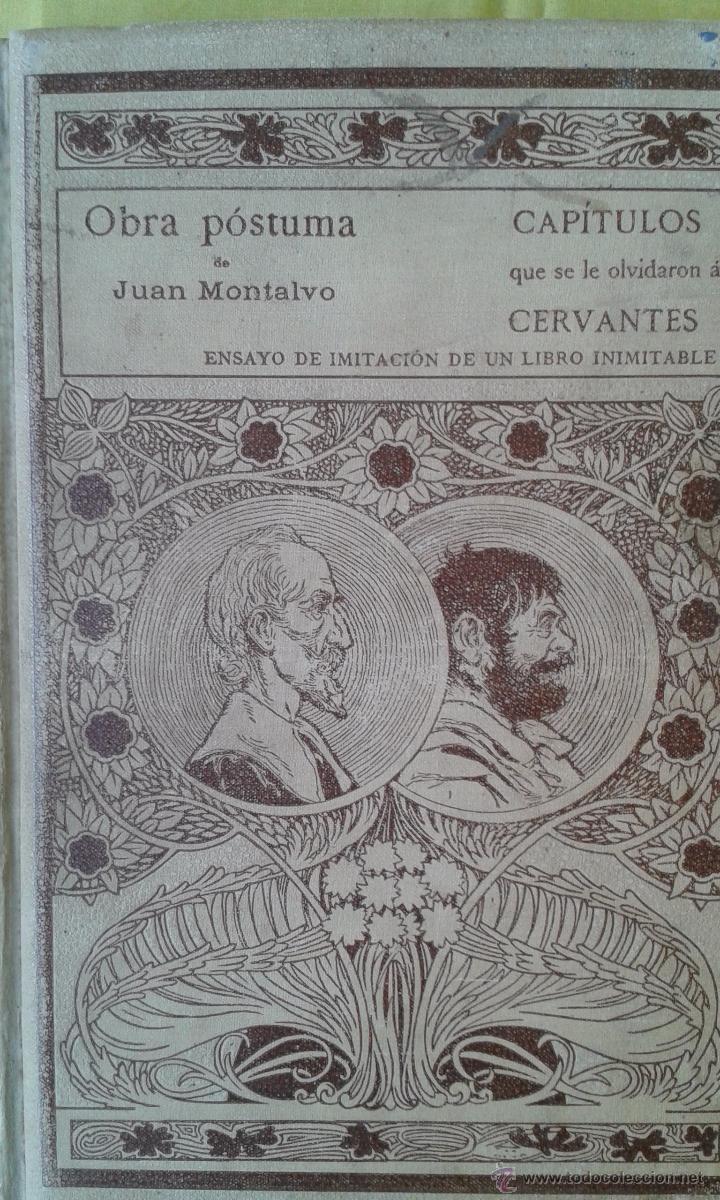 Libros antiguos: CAPITULOS QUE SE LE OLVIDARON A CERVANTES - Foto 1
