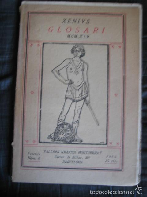 Libros antiguos: Xenius: Glosari - Fascicle n&uacute;m. 8 - Foto 1