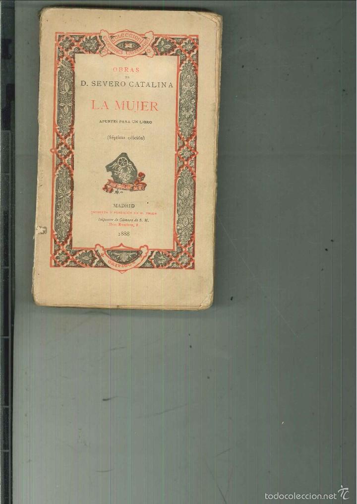 Libros antiguos: LA MUJER. Severo Catalina - Foto 1