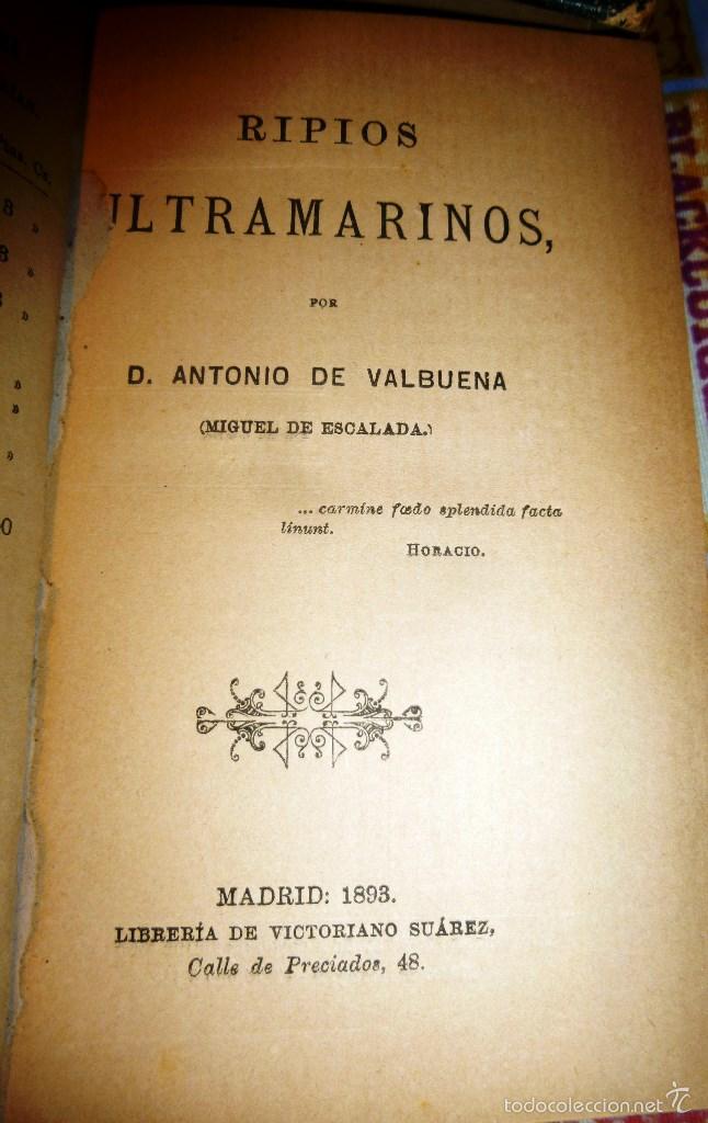 Libros antiguos: R&iacute;pios Ultramarinos 1894 - Foto 2