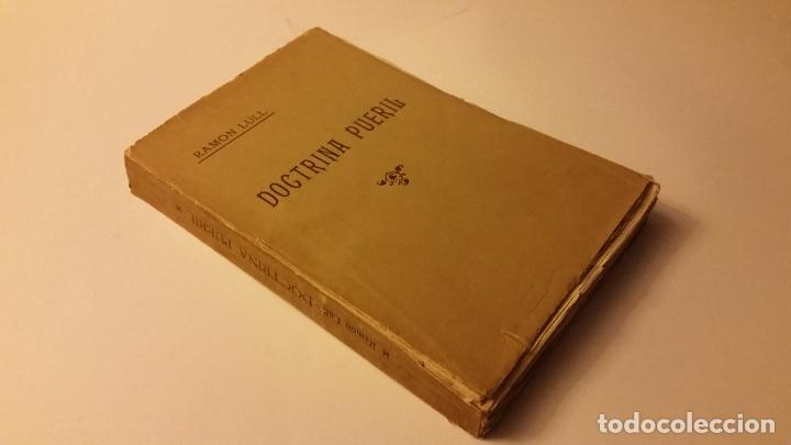 Libros antiguos: 1907 - RAMON LULL - LIBRE DE DOCTRINA PUERIL - Foto 1