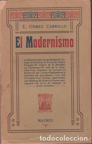 Libros antiguos: GOMEZ CARRILLO, E: &nbsp;EL MODERNISMO - Foto 1