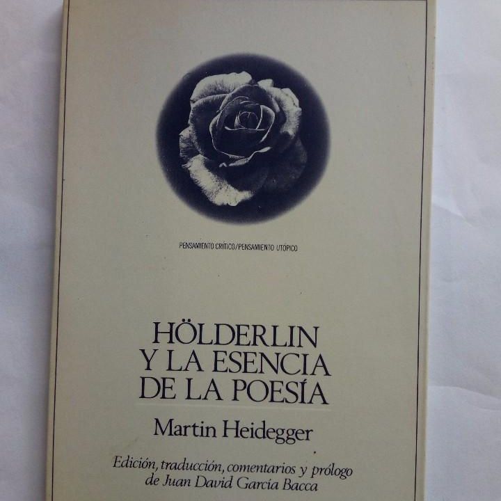 Heidegger - hölderlin y la esencia de la poesía - Sold through Direct Sale - 90339288
