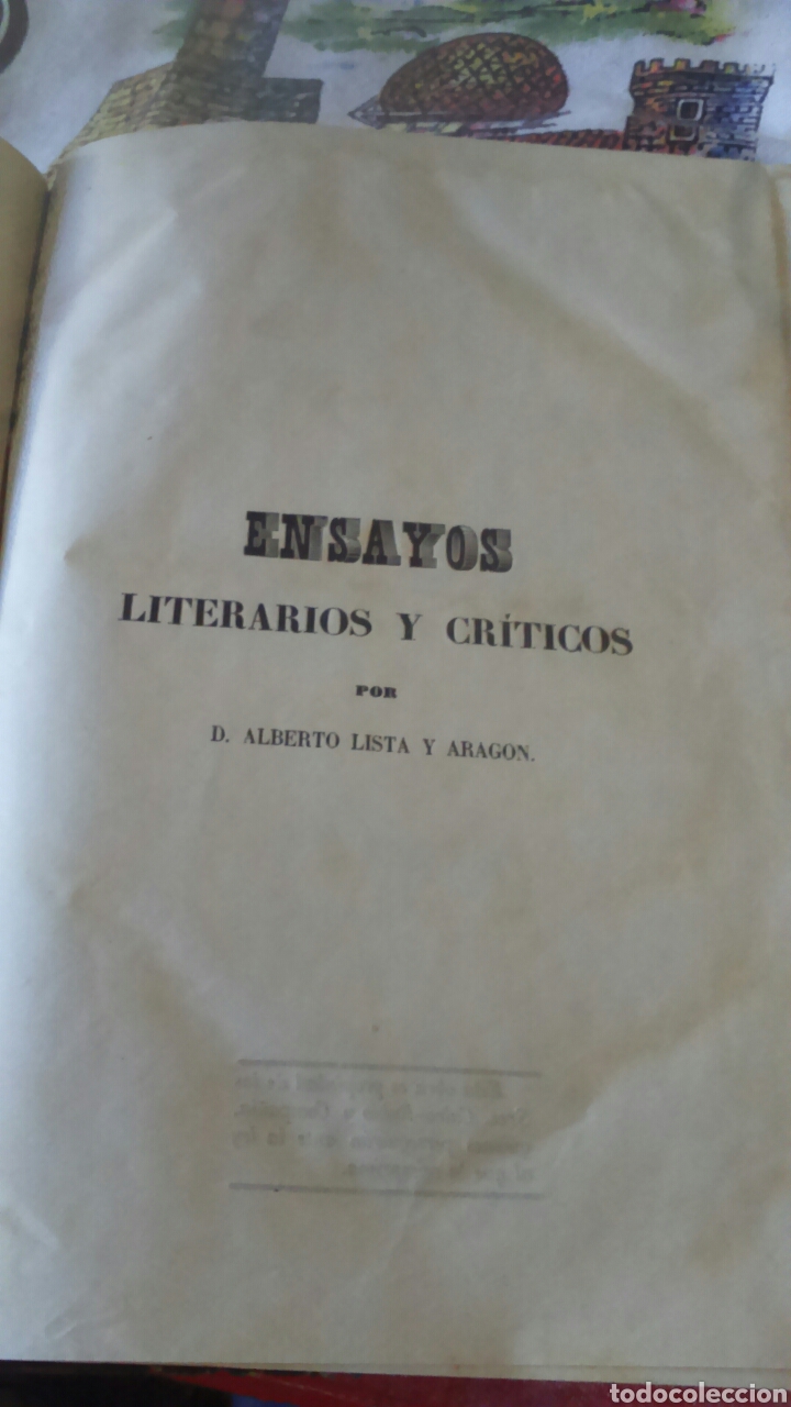 Libros antiguos: Ensayos literarios - Foto 1