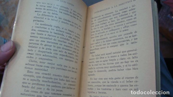 Libros antiguos: INTRODUCCI&Oacute;N A LA SABIDUR&Iacute;A. Luis Vives - Foto 3