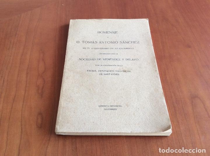 Libros antiguos: Thomas Antonio Sanchez - Foto 1