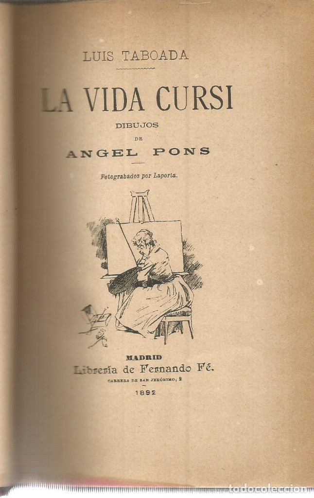 Libros antiguos: La vida cursi - TABOADA, LUIS - Foto 2