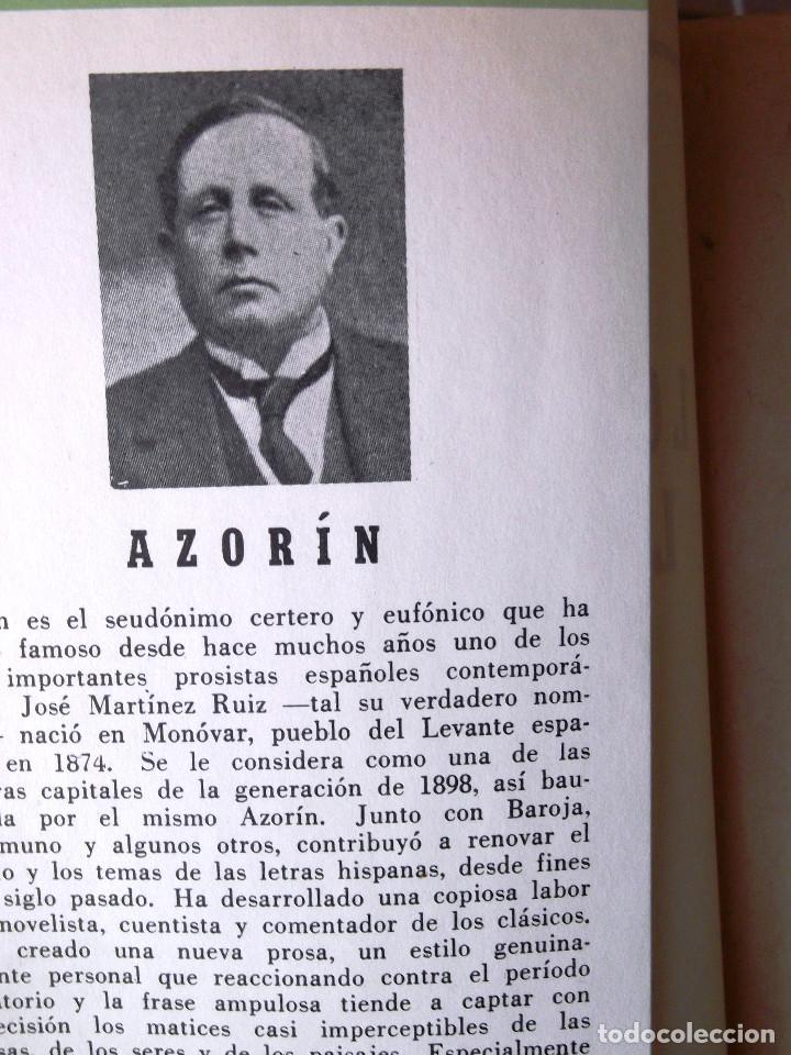 Libros antiguos: Los valores literarios. Azor&iacute;n. - Foto 2