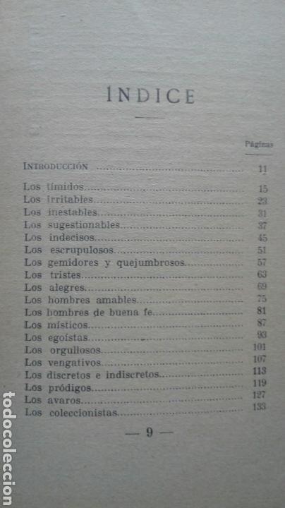Libros antiguos: Caracteres humanos. Prof. Dr. A. Austregesilo. - Foto 4