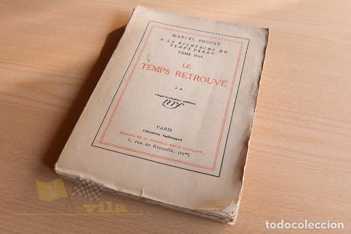 Libros antiguos: Le temps retrouv&eacute; - Marcel Proust - 1927 - Foto 2