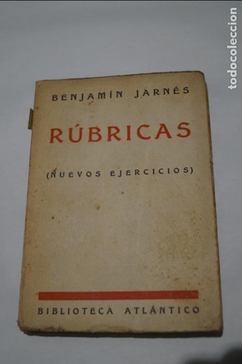Libros antiguos: R&Uacute;BRICAS. BENJAMIN JARNES. 1931 - Foto 1