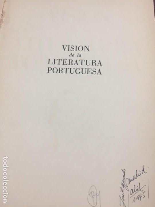 Libros antiguos: Visión de la Literatura Portuguesa José Osorio Oliveira encuadernado años 40 - Foto 2 - 147655086