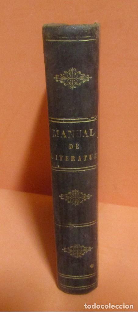 Libros antiguos: MANUAL DE LITERATURA POETICA Y RETORICA D. ANTONIO GIL DE ZARATE BOIX EDITOR MADRID AÑO 1842
