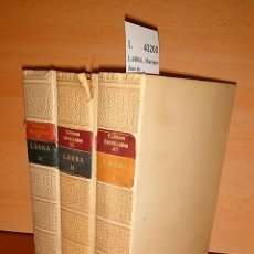 Libros antiguos: LARRA, MARIANO JOSÉ DE - ARTICULOS (3 VOLUMENES). ARTICULOS DE COSTUMBRES. ARTÍCULOS DE CRÍTICA LIT
